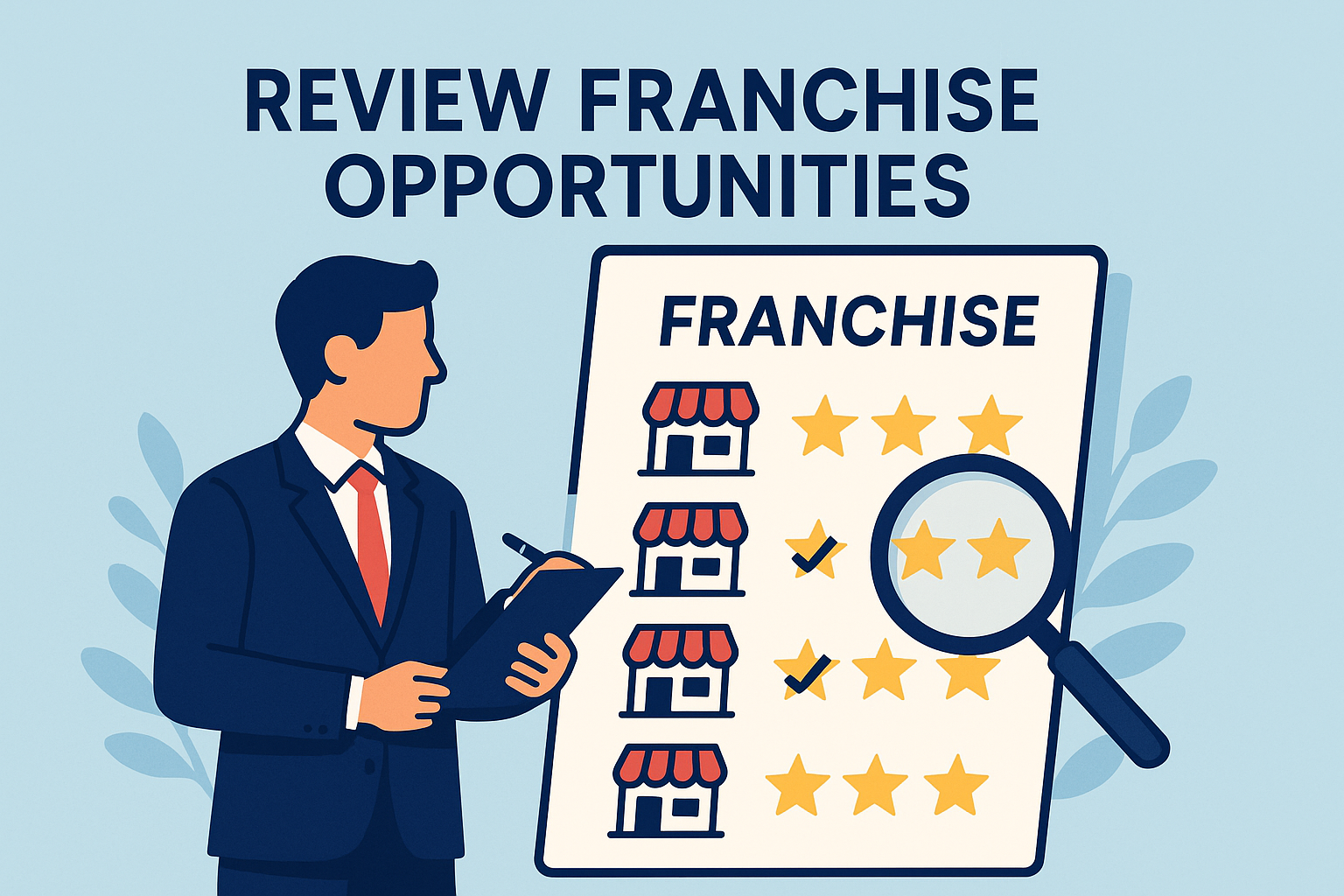 The initial consultation is where the franchise consultant seeks to understand the potential franchisee’s background, goals, financial situation, and business preferences